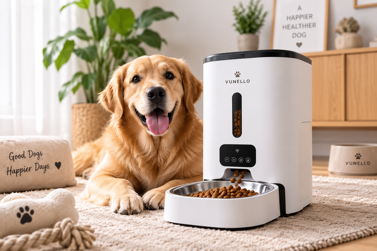 VUNELLO Smart Automatic Dog Feeder