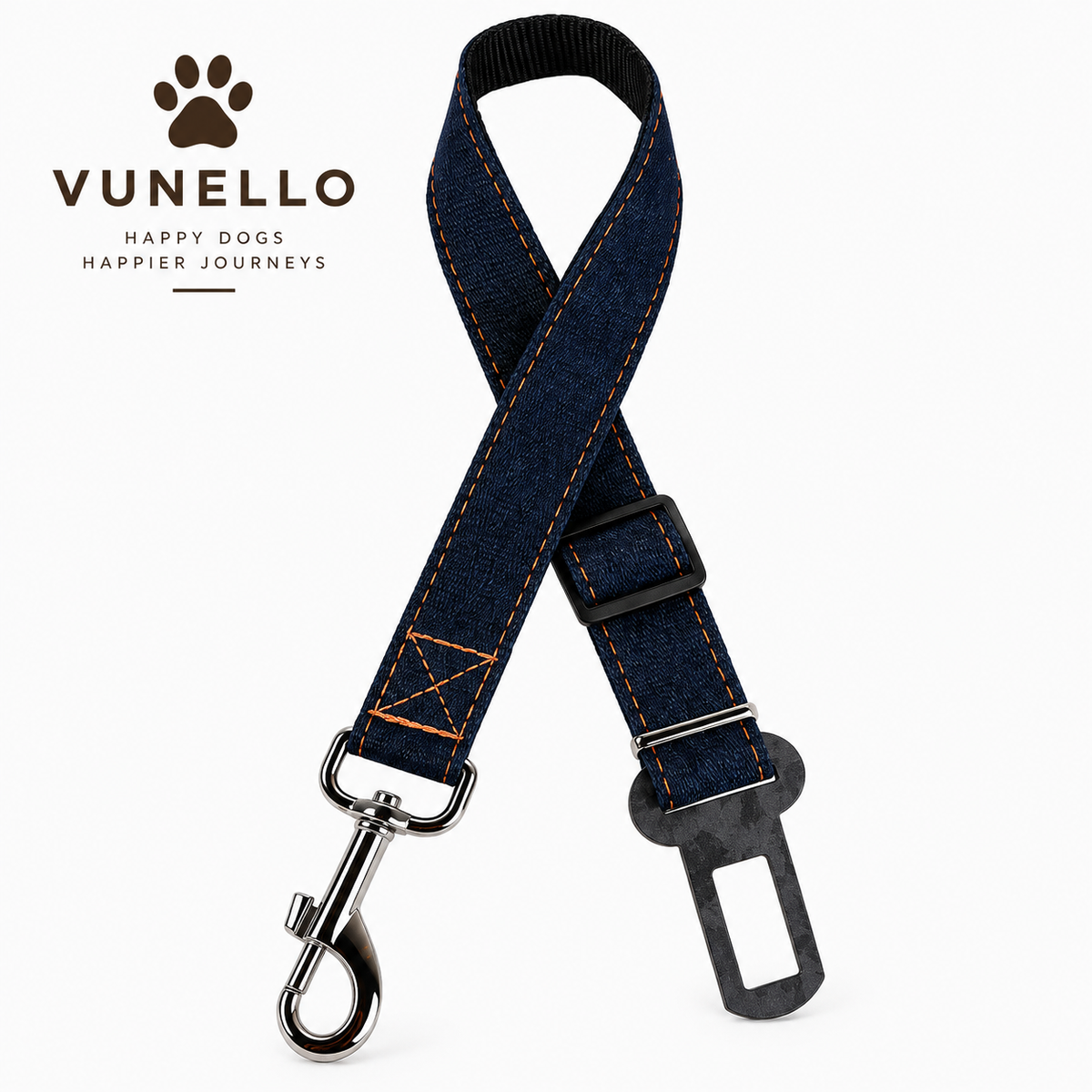 VUNELLO Adjustable Dog Car Seat Belt